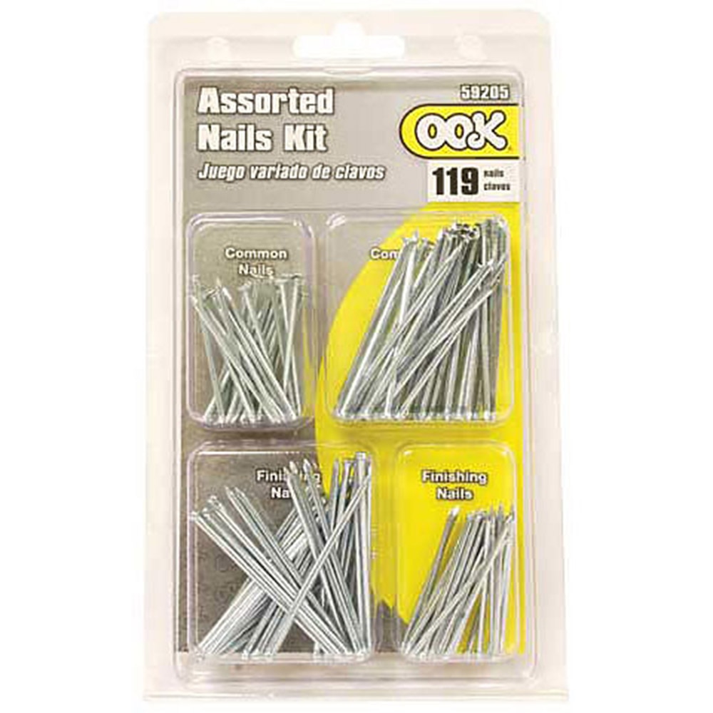 Ook, Nails, 119 Piece, Assorted Set